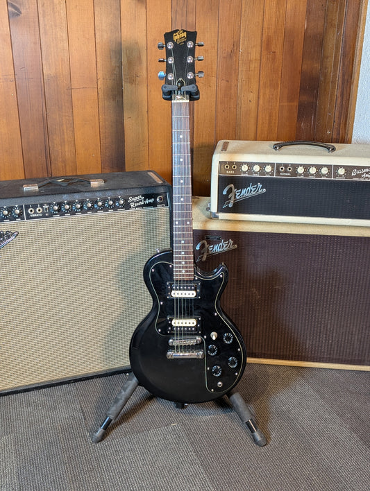 Gibson Sonex-180 Deluxe Electric Guitar w/Case - Ebony (1981)