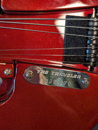 Traveler Speedster Standard Travel Electric Guitar w/Gig Bag - Red (Used)