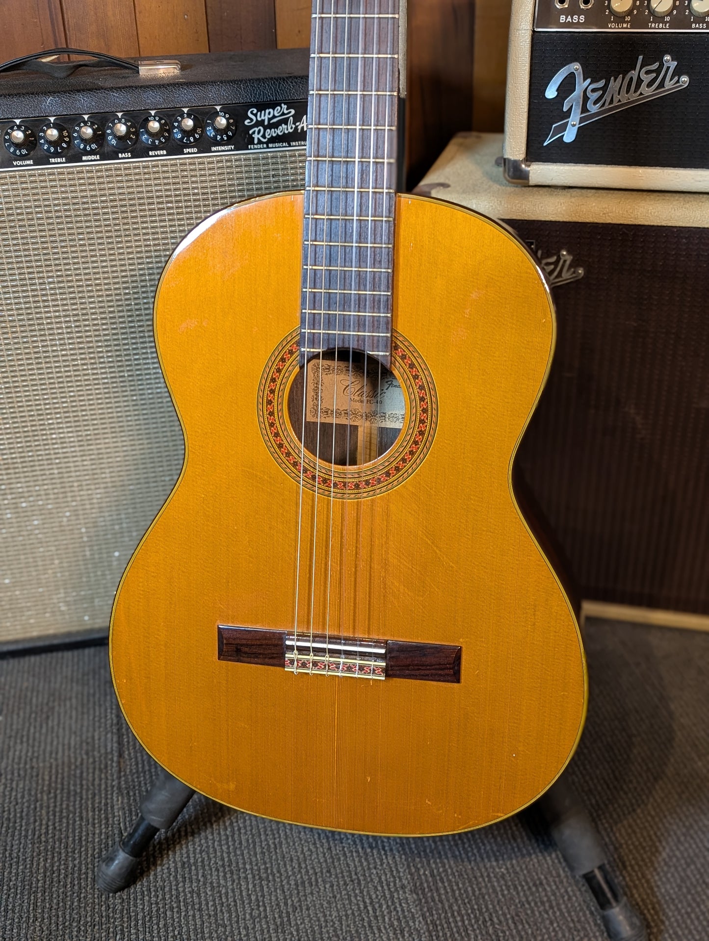 Fender FC-40 Classical Guitar w/Case (1970's)