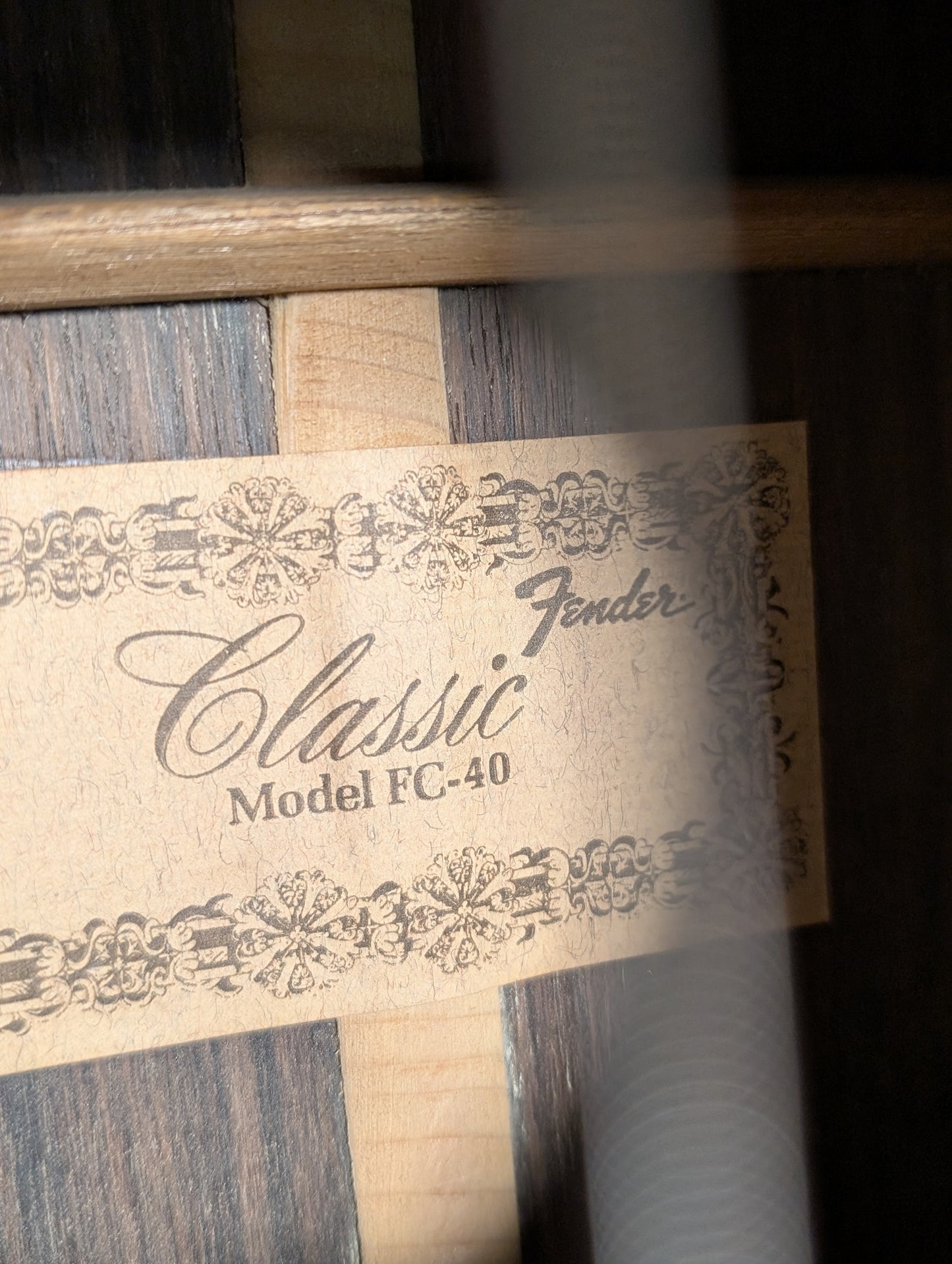 Fender FC-40 Classical Guitar w/Case (1970's)