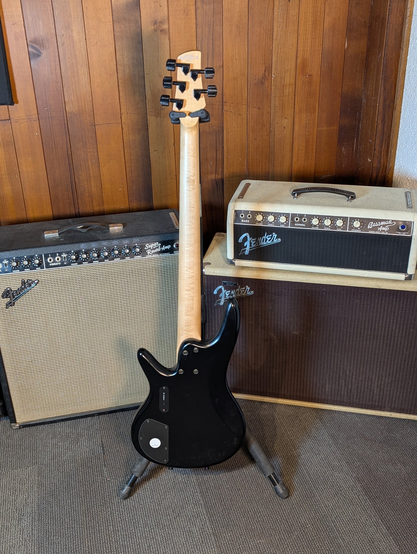 Ibanez GWB35 Gary Willis Signature Active 5-String Fretless Bass Guitar w/Case - Flat Black (2004)