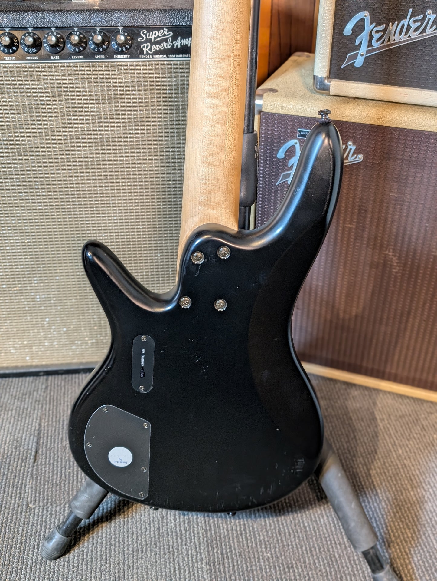 Ibanez GWB35 Gary Willis Signature Active 5-String Fretless Bass Guitar w/Case - Flat Black (2004)