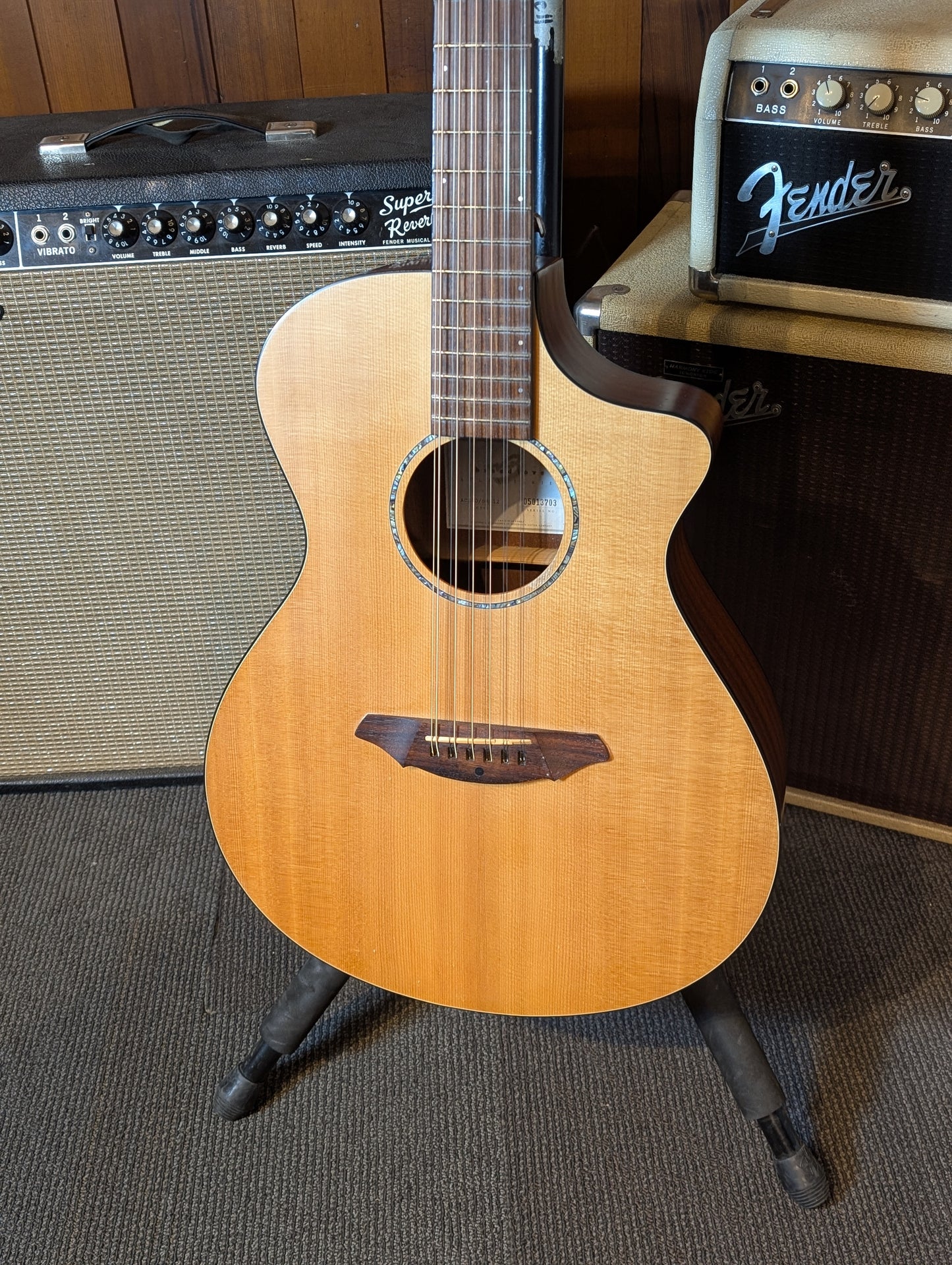 Breedlove C250/SM-12 12-String Acoustic Electric Guitar w/Gig Bag - Natural (Used)