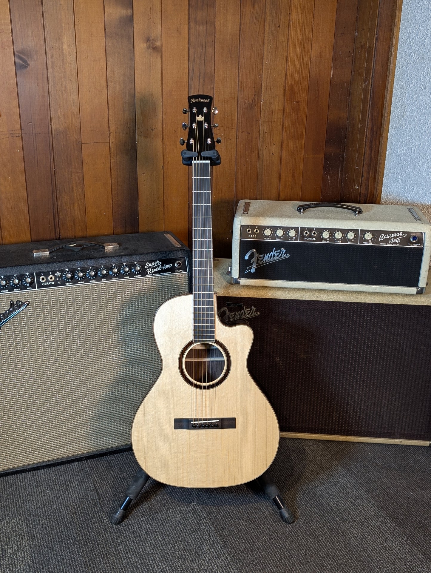 Northwood 70 Series 12-Fret L-00/VC Acoustic Guitar w/Case - Natural