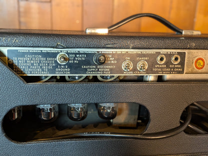 Fender Bassman 100 2-Channel 100w Silverface Guitar Amplifier (1972)