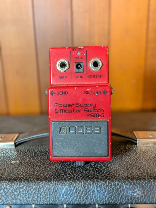 Boss PSM-5 Power Supply & Master Switch Pedal (1984)