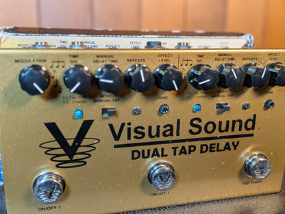 Visual Sound Dual Tap Delay Pedal w/Box (Used)