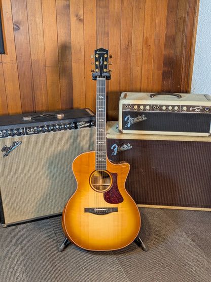 Eastman AC522CE Grand Auditorium Acoustic/Electric Guitar w/Case - Goldburst (2025)