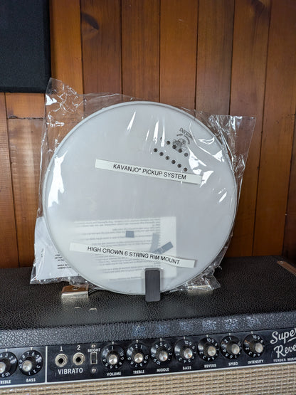 Kavanjo Banjo Pickup System - 11" High Crown 6 String Rim Mount (Old Stock)