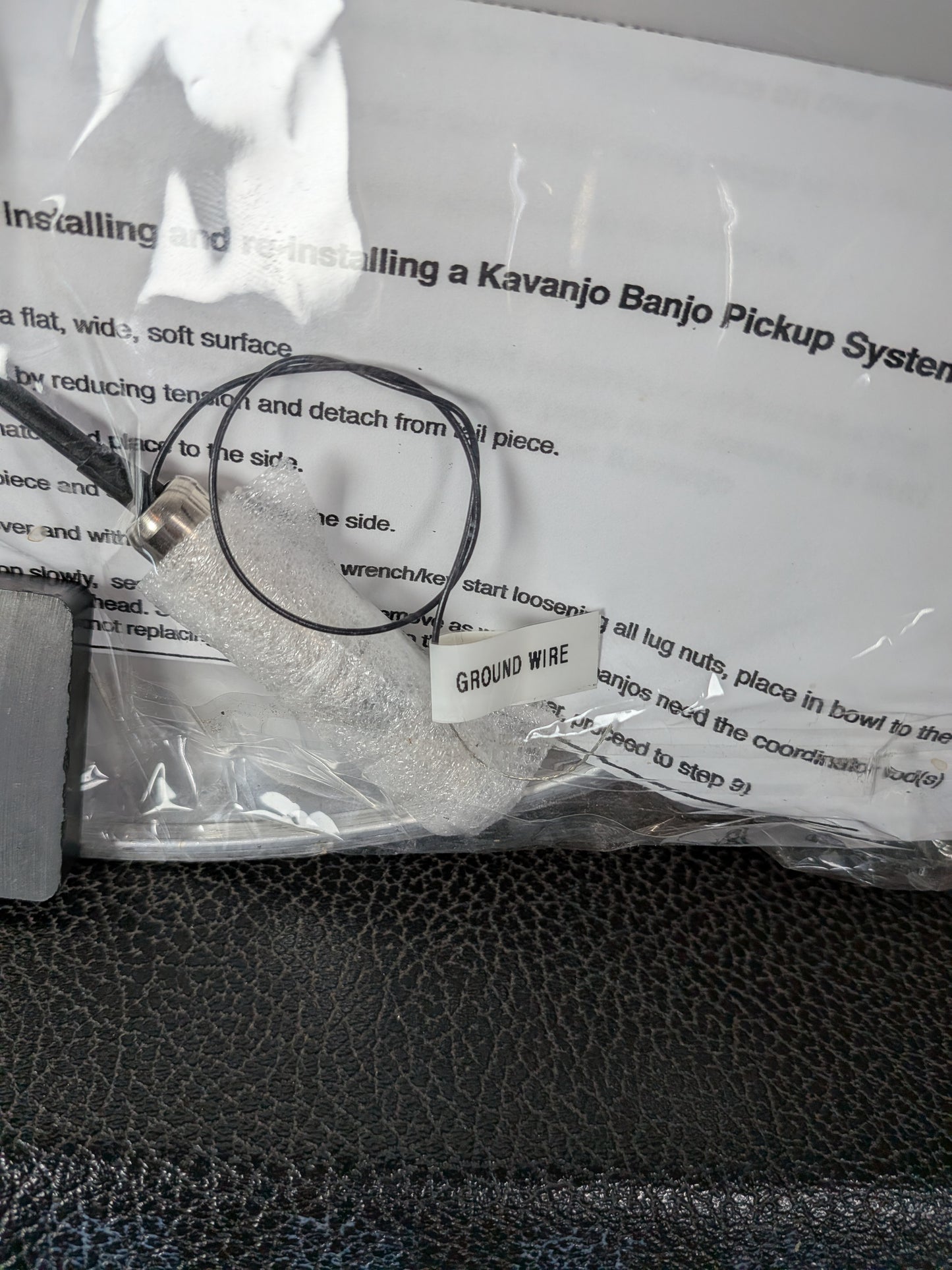 Kavanjo Banjo Pickup System - 11" High Crown 6 String Rim Mount (Old Stock)