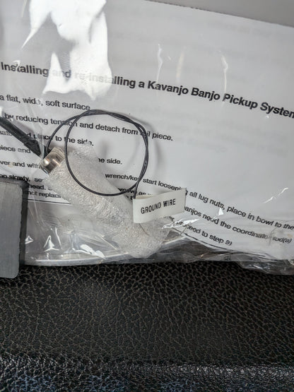 Kavanjo Banjo Pickup System - 11" High Crown 6 String Rim Mount (Old Stock)