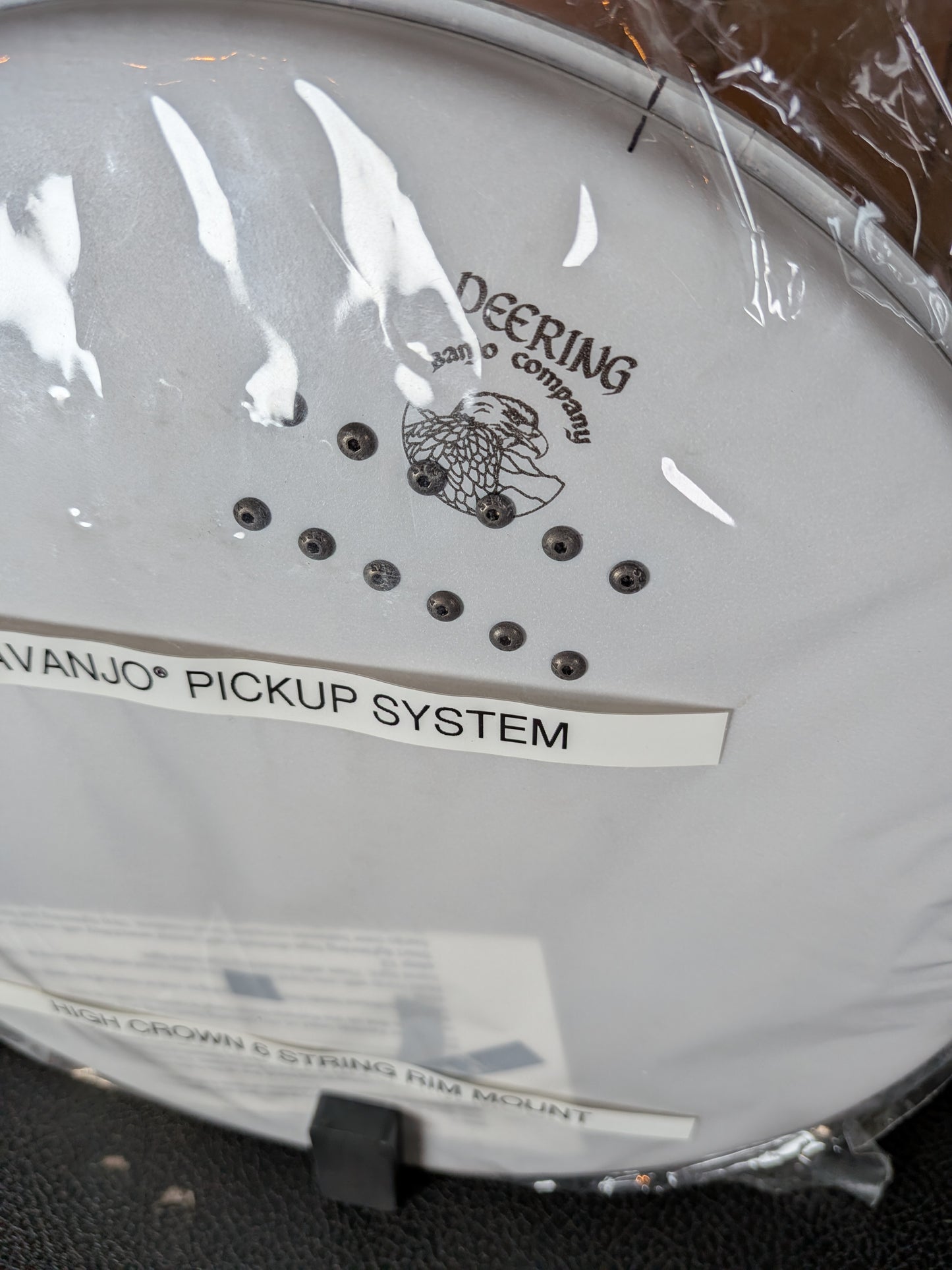 Kavanjo Banjo Pickup System - 11" High Crown 6 String Rim Mount (Old Stock)