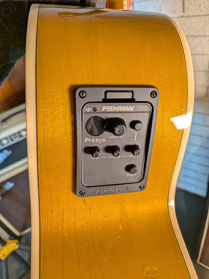 Epiphone J-200EC Studio Acoustic/Electric Guitar w/Case - Vintage Natural (2021)