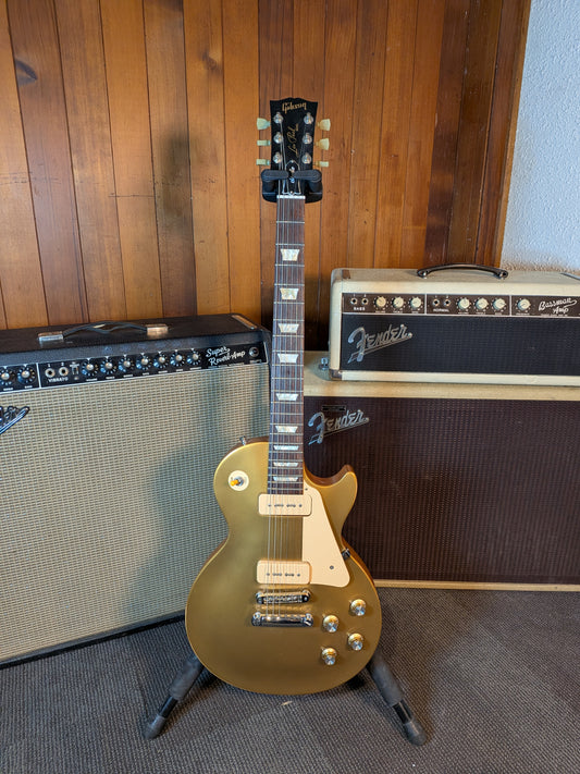 Gibson Les Paul Studio 60's Tribute Electric Guitar w/Case - Worn Gold Top (2011)