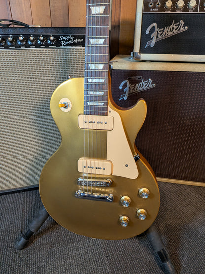 Gibson Les Paul Studio 60's Tribute Electric Guitar w/Case - Worn Gold Top (2011)