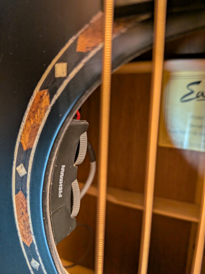 Eastman AC122-2CE Grand Auditorium Acoustic/Electric Guitar w/Gig Bag - Black (B-Stock Serial #M2300710)