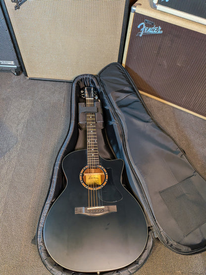 Eastman AC122-2CE Grand Auditorium Acoustic/Electric Guitar w/Gig Bag - Black (B-Stock Serial #M2300710)