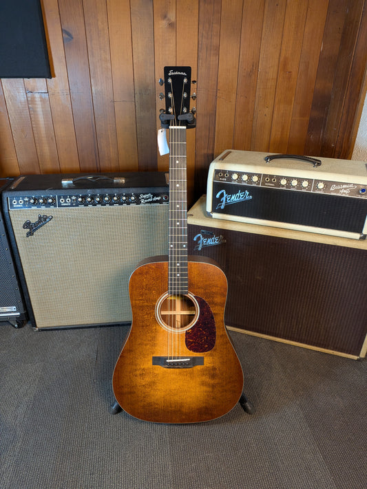 Eastman E1D Dreadnought Acoustic Guitar w/Gig Bag - Classic Finish (Serial #M2438115)