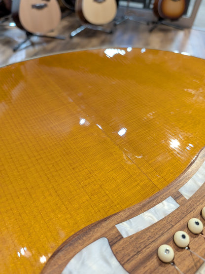 Epiphone J-200EC Studio Acoustic/Electric Guitar w/Case - Vintage Natural (2021)