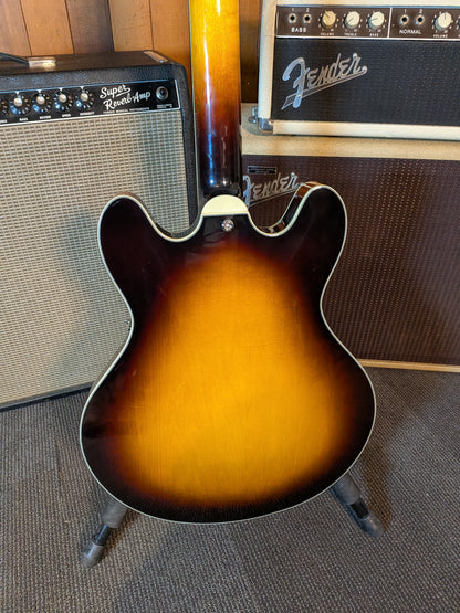 Eastman T386 Thinline Semi-Hollow Body Electric Guitar w/Case - Sunburst (B-Stock Serial #P2402123)