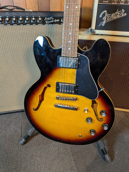 Epiphone Inspired by Gibson ES-335 Semi Hollow Electric Guitar w/Case - Vintage Sunburst (2021)