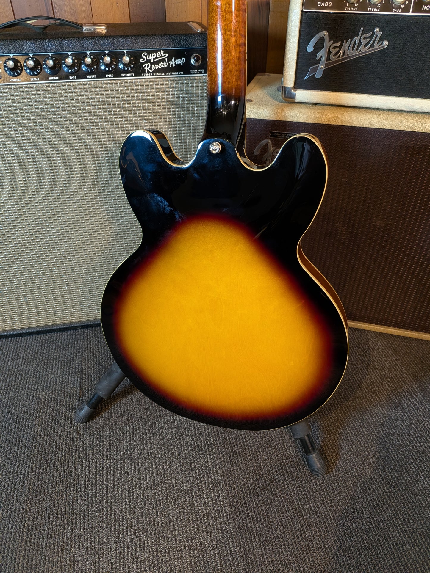 Epiphone Inspired by Gibson ES-335 Semi Hollow Electric Guitar w/Case - Vintage Sunburst (2021)