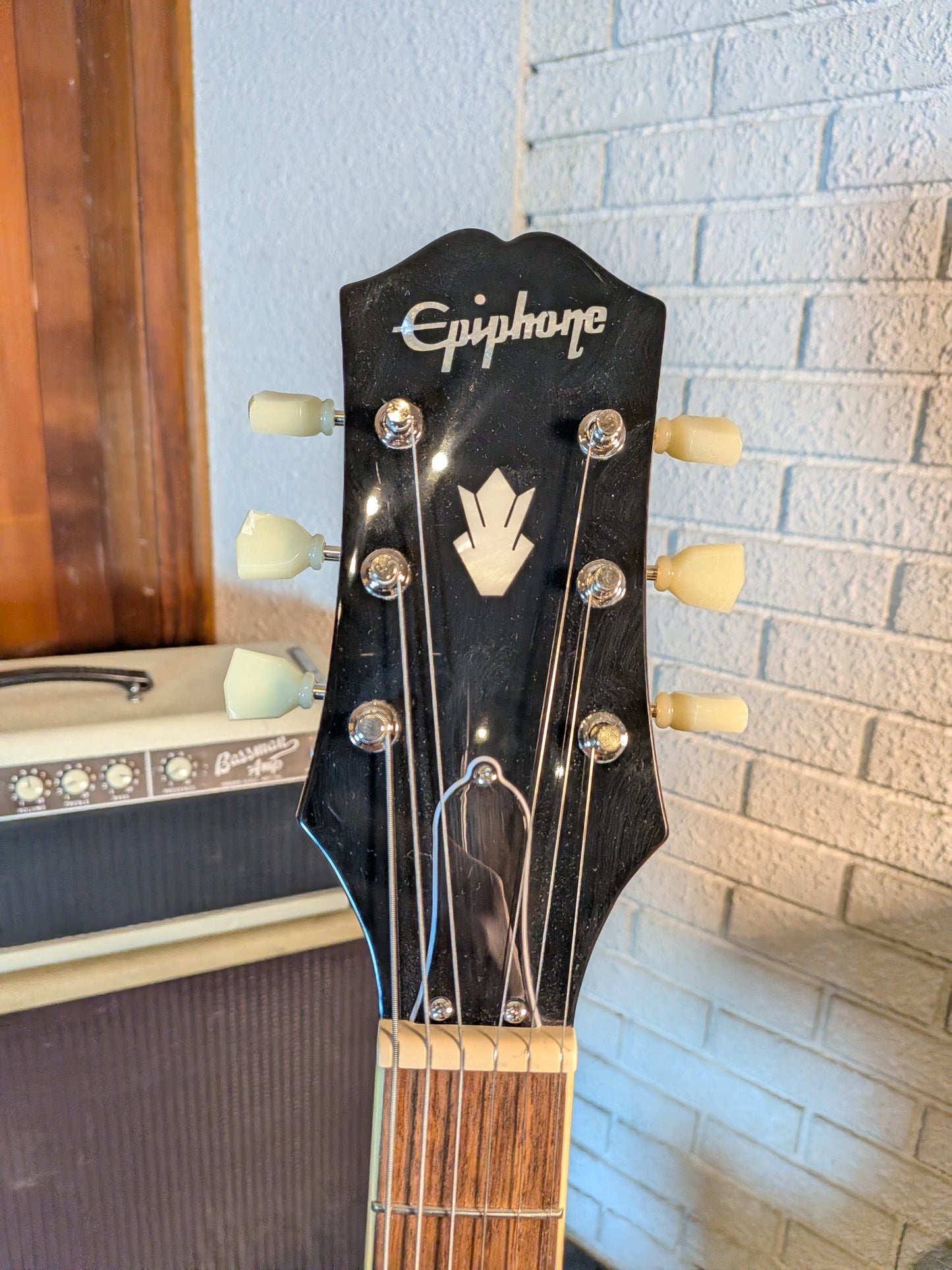 Epiphone Inspired by Gibson ES-335 Semi Hollow Electric Guitar w/Case - Vintage Sunburst (2021)
