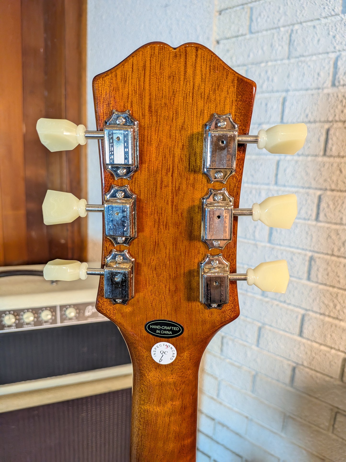 Epiphone Inspired by Gibson ES-335 Semi Hollow Electric Guitar w/Case - Vintage Sunburst (2021)