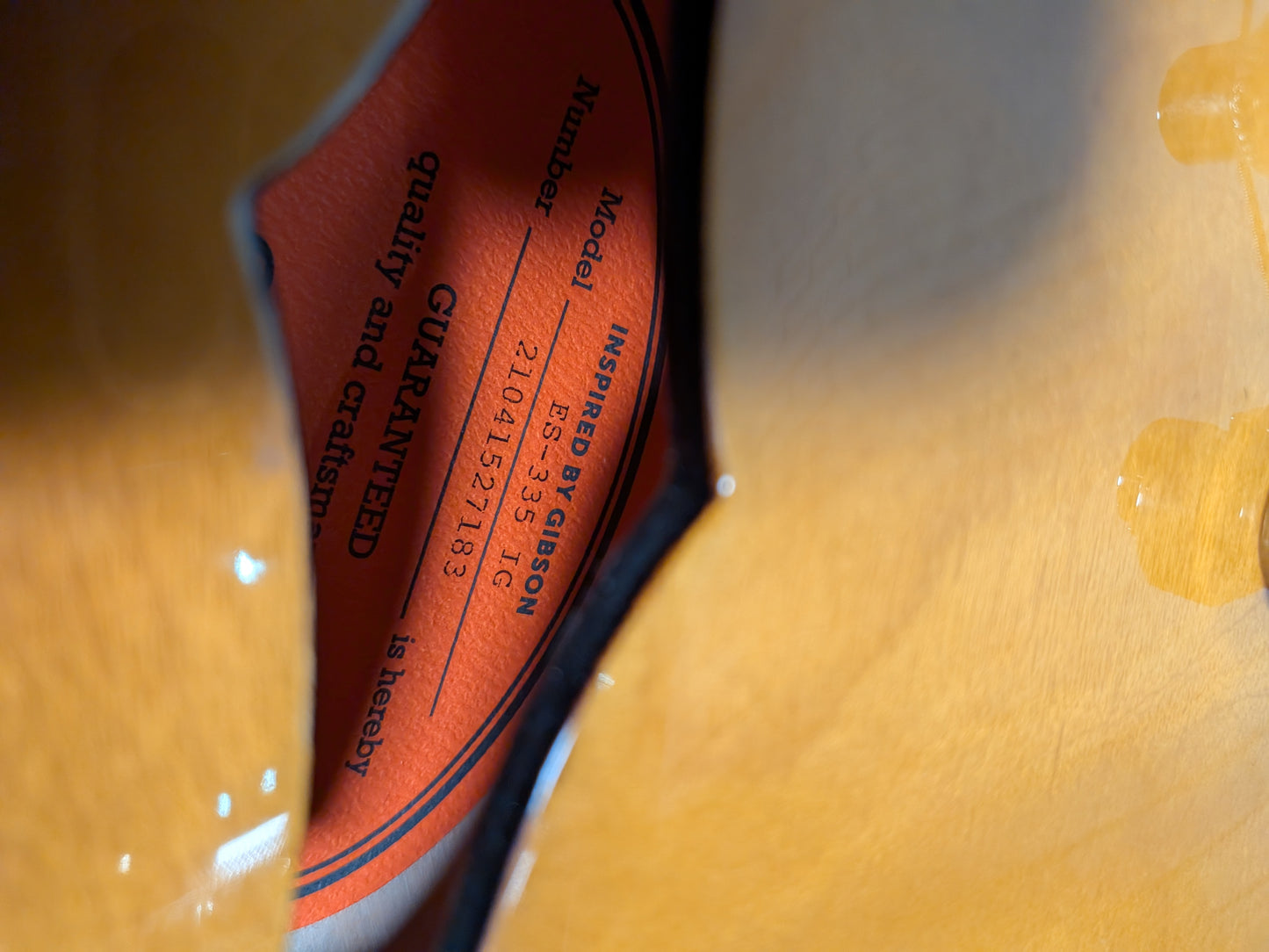 Epiphone Inspired by Gibson ES-335 Semi Hollow Electric Guitar w/Case - Vintage Sunburst (2021)