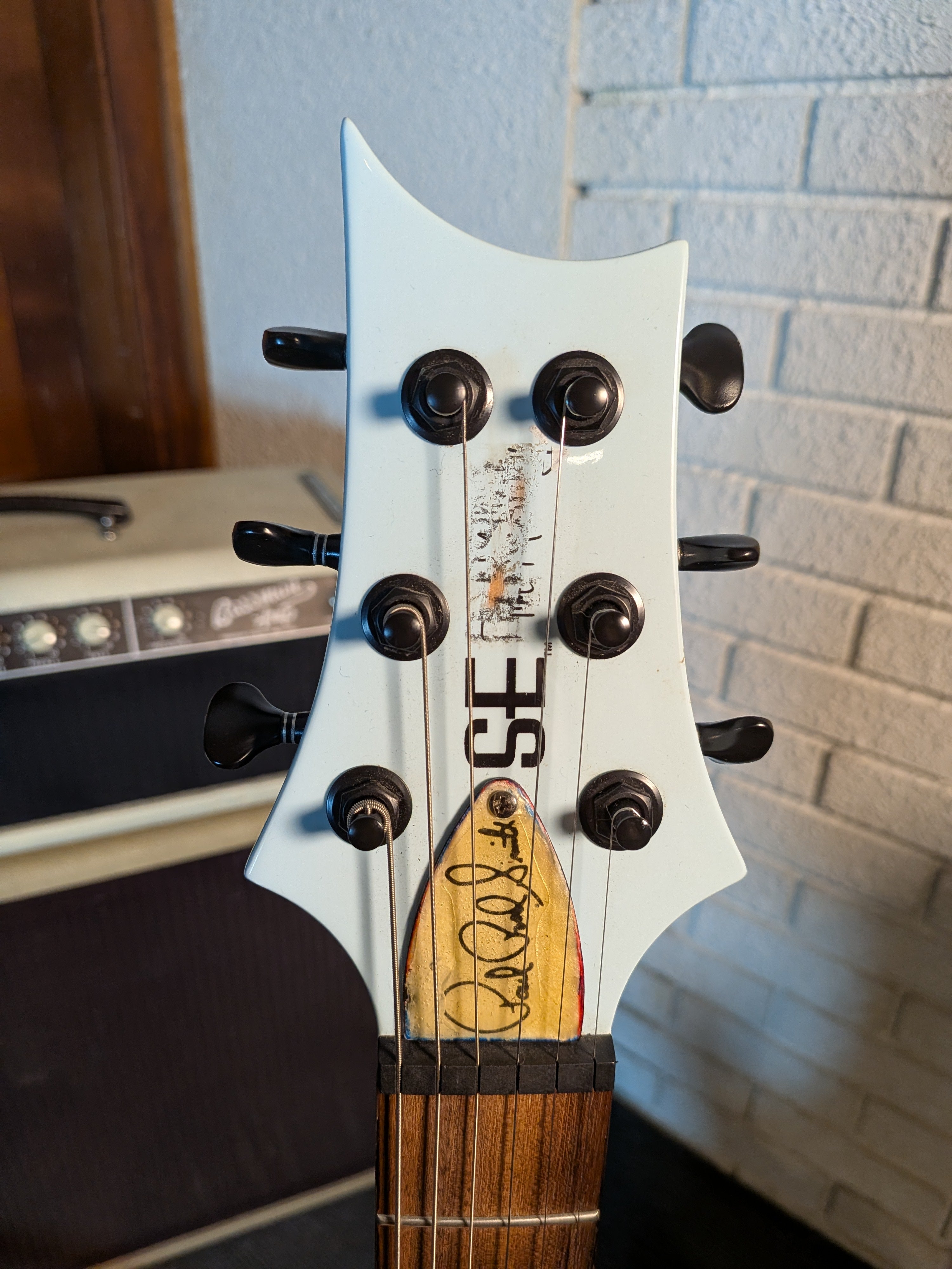 PRS SE Tim Mahoney Signature Guitar w/Case - Baby Blue (2011