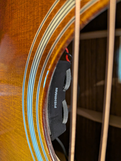 Eastman AC222CE Deluxe Grand Auditorium Acoustic/Electric Guitar w/Gig Bag - Goldburst (Serial #M2522342)