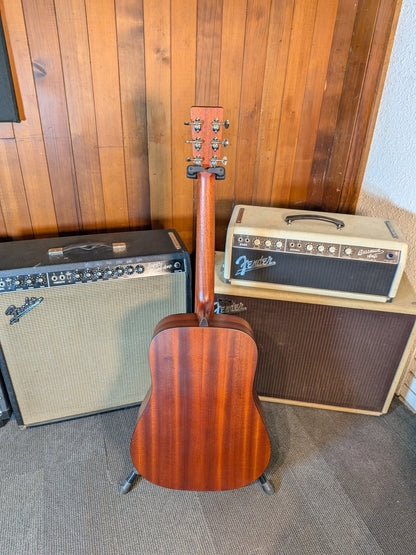Eastman E1DL Left Handed Dreadnought Acoustic Guitar w/Gig Bag - Natural (Serial #M2529355)