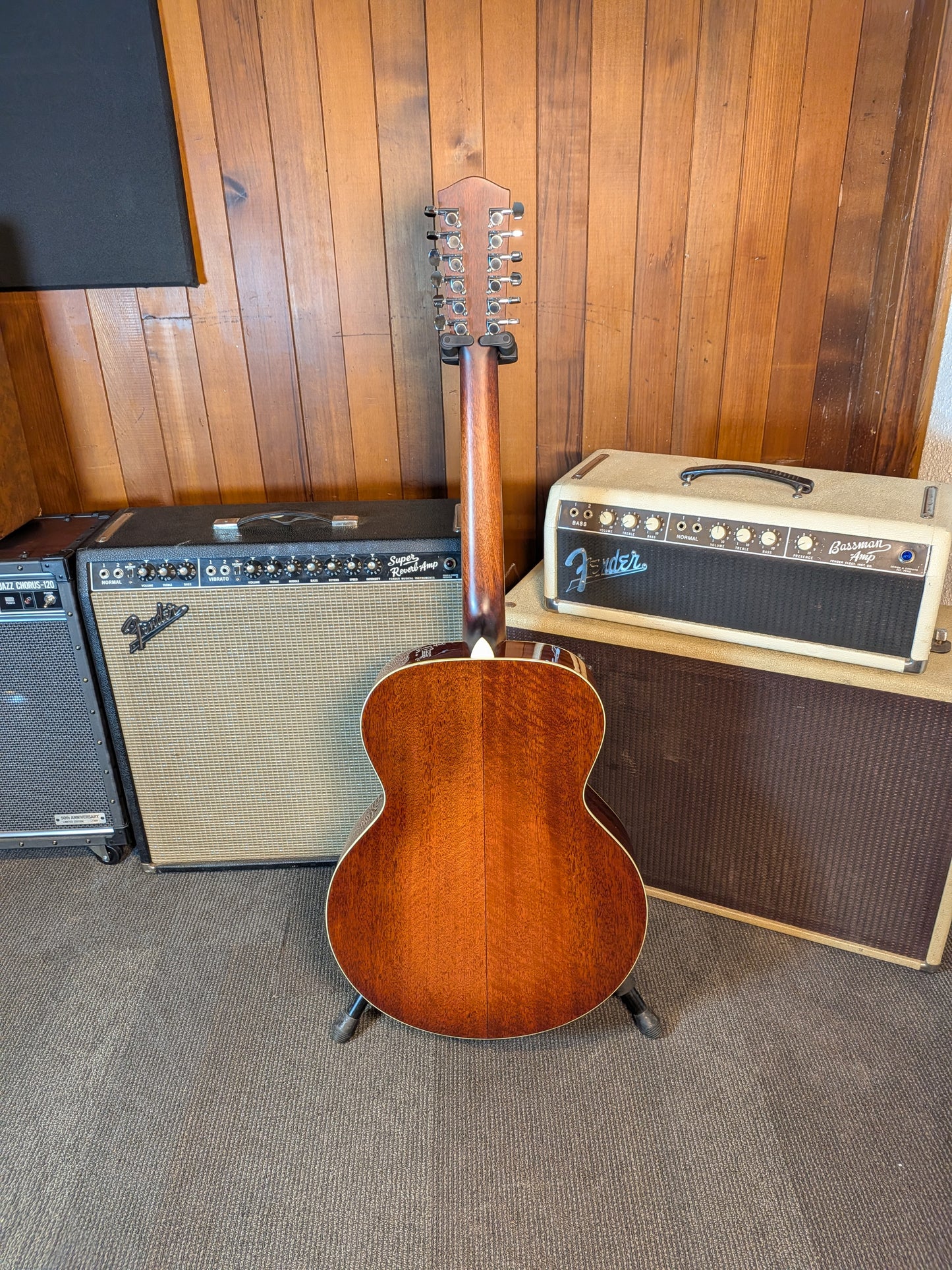 Eastman AC330E 12-String Jumbo Acoustic/Electric Guitar w/Case - Sunburst (Serial #M2524591)
