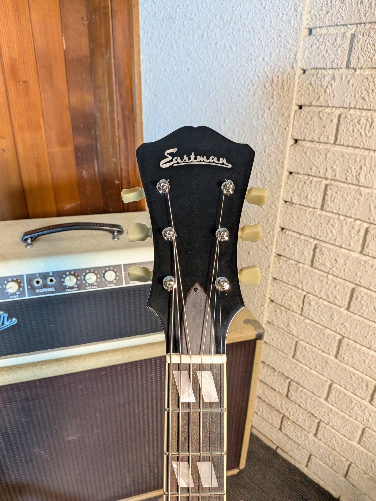 Eastman AR372CE Hollow Body Archtop Electric Guitar w/Case - Sunburst (Serial #L2500571)