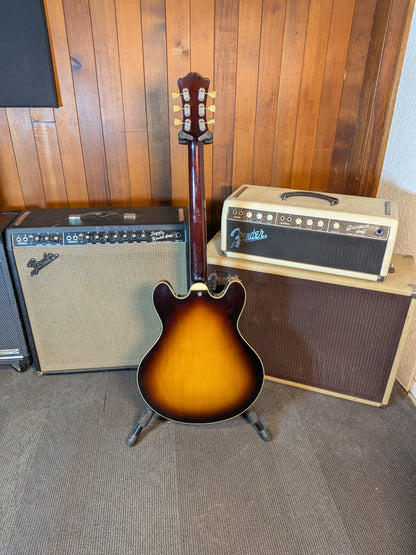 Eastman T60/TV Thinline Semi-Hollow Electric Guitar w/Case - Sunburst (Serial #P2501359)