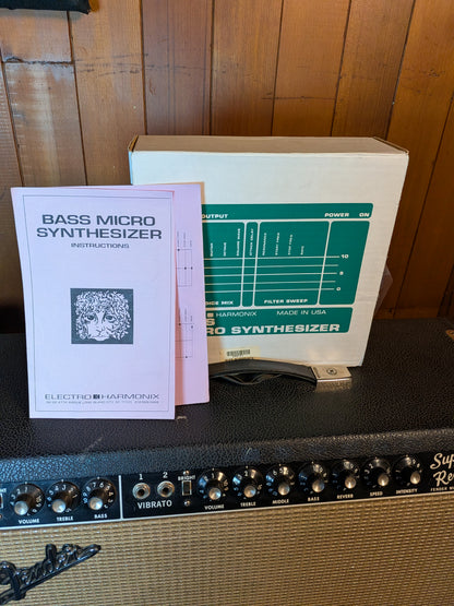 Electro-Harmonix v3 Bass Micro Synthesizer Pedal w/Box (1990's)
