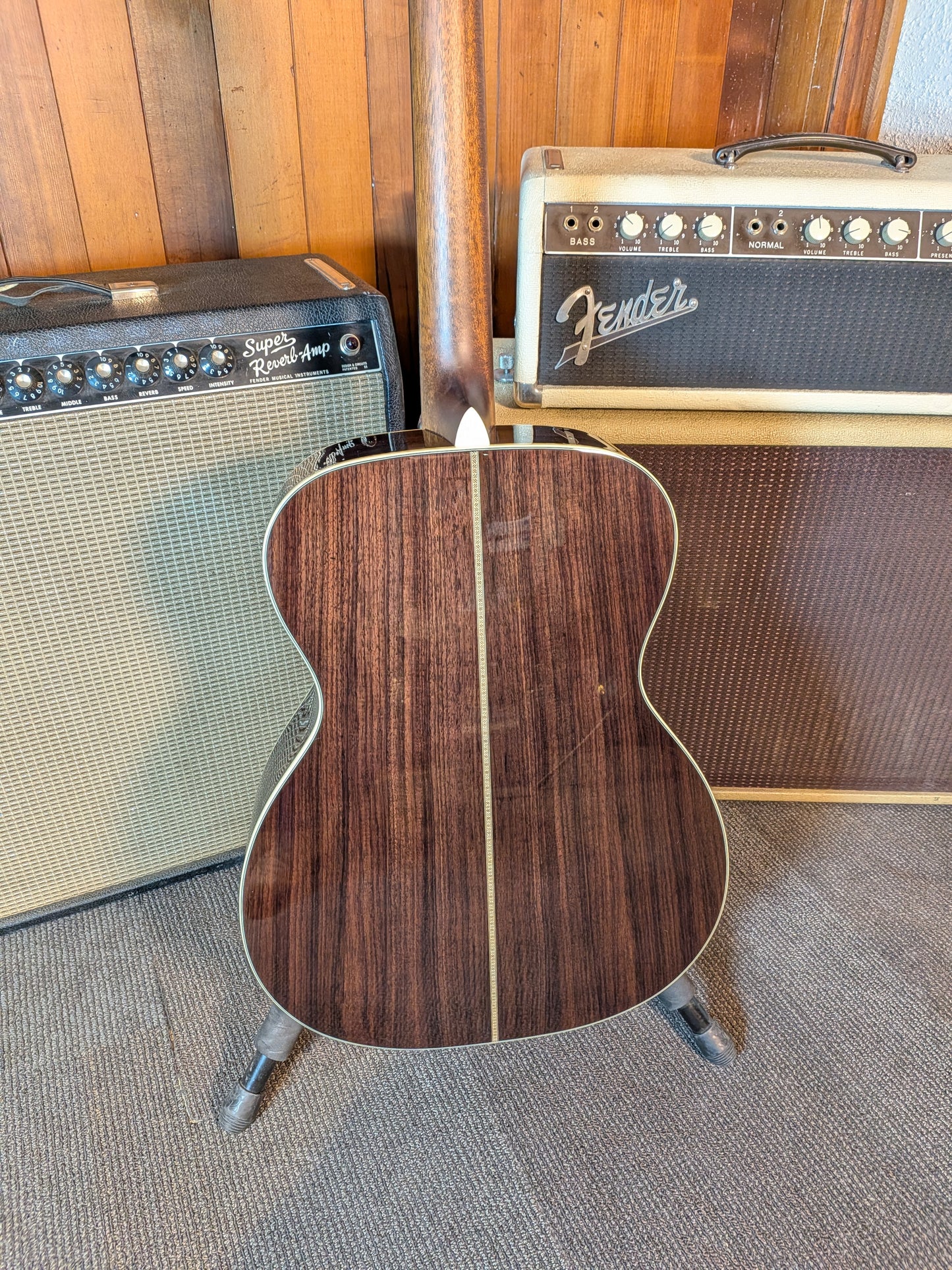 Eastman E20OM Thermo-Cure Acoustic Guitar w/Case - Natural (Serial #M2522893)