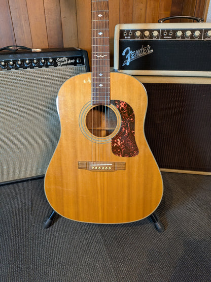 Washburn D-25S/N Slope Shoulder Acoustic Guitar w/Case (Late 1980's - Early 1990's)