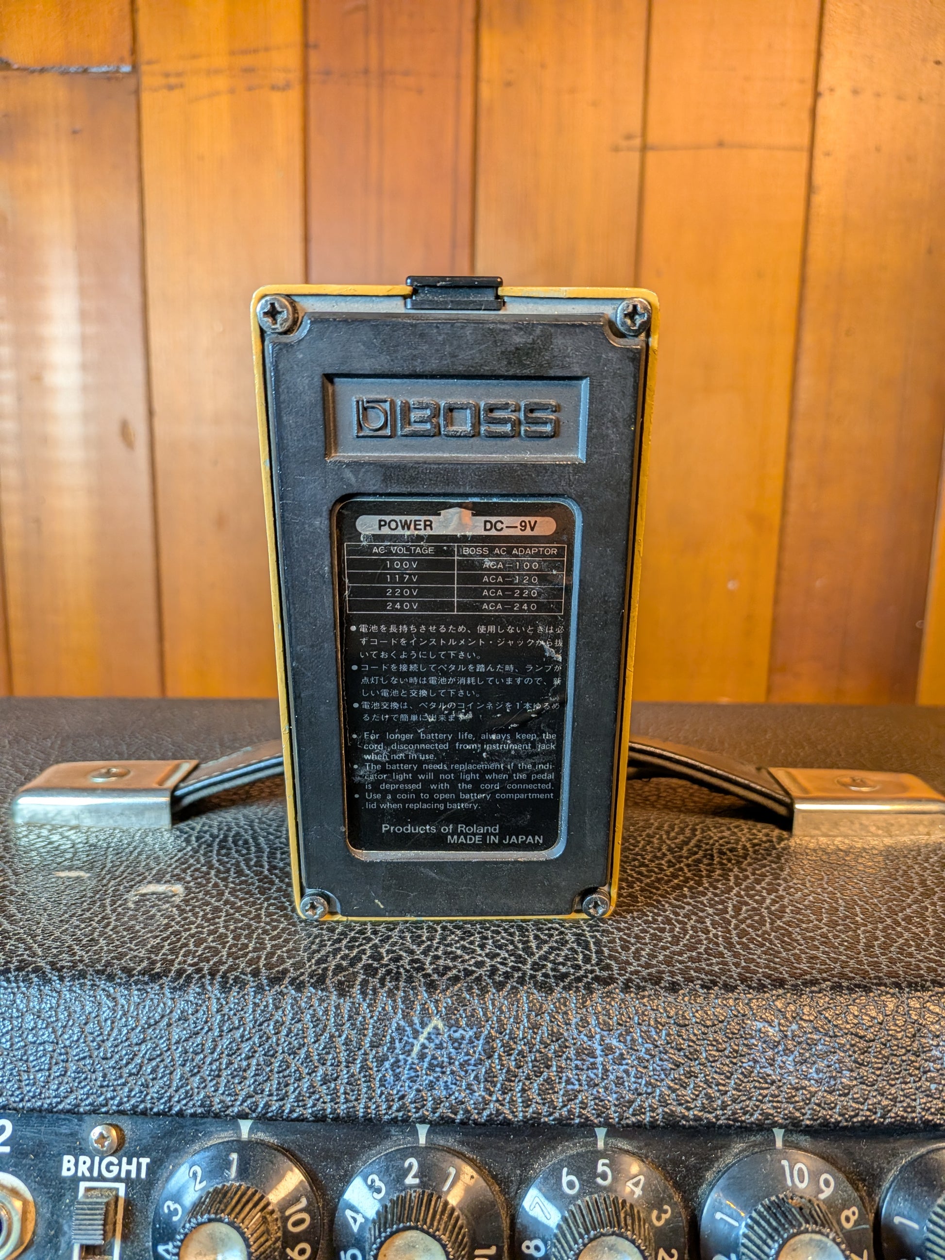 touch wah pedal Boss TW-1 Touch Wah Pedal (1978)