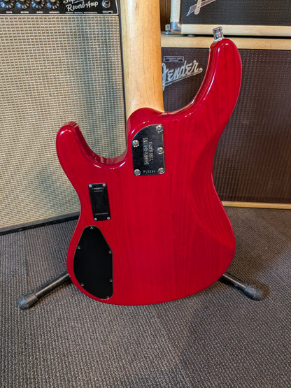 Ernie Ball Music Man Sterling 4 H 4-String Active Bass Guitar w/Case - Translucent Red (2007)
