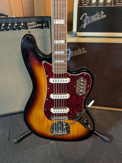 Squier Classic Vibe Bass VI Guitar w/Gig Bag - 3-Color Sunburst (2023)