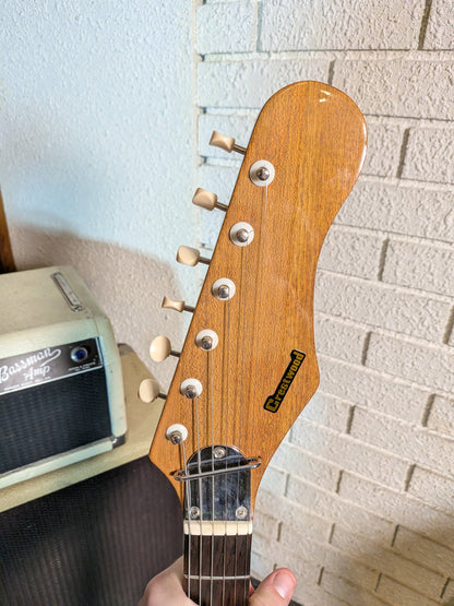 Crestwood MIJ Electric Guitar w/Case - Redburst (Late 1960's - Early 1970's)