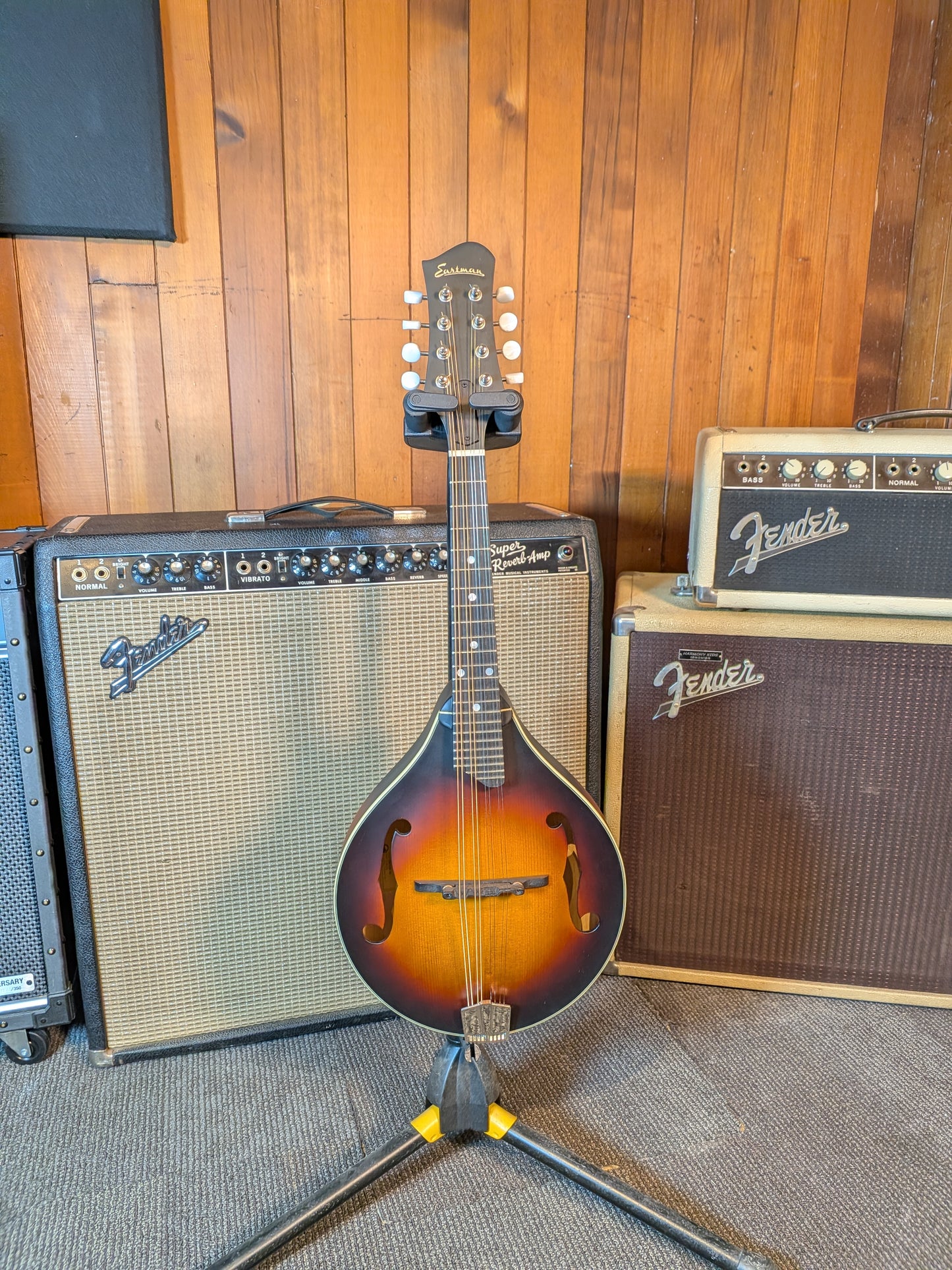 Eastman MD305E A-Style Electric/Acoustic Mandolin w/Gig Bag - Sunburst (B-Stock Serial #N2402611)