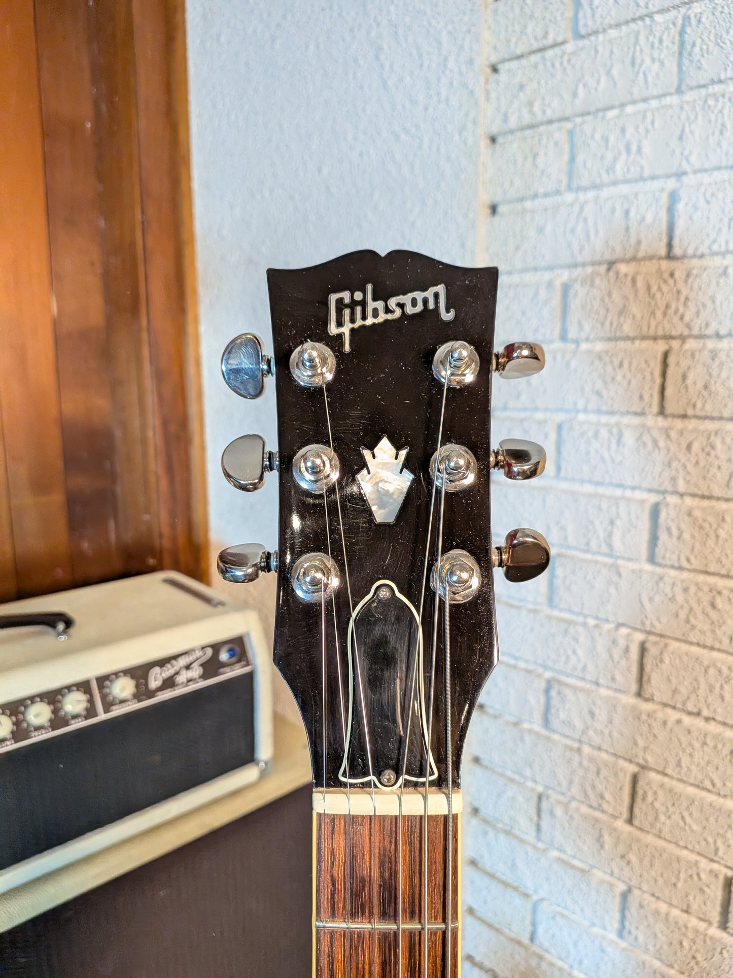 Gibson ES-335 Dot Left Handed Semi-Hollow Electric Guitar w/Case - Cherry Red (1989)