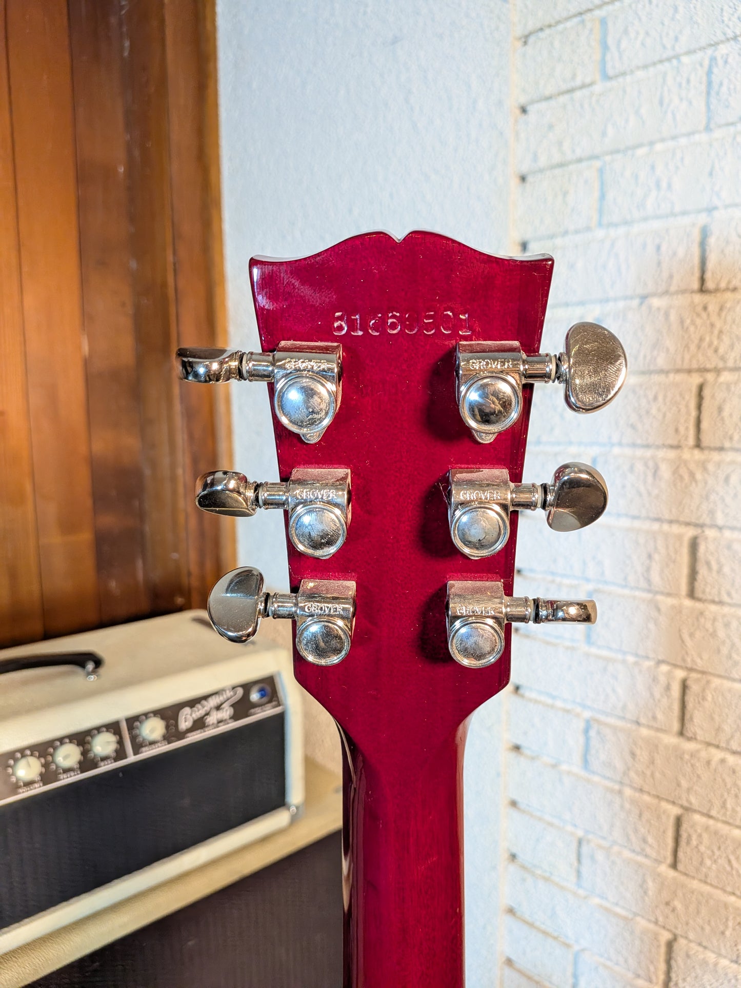 Gibson ES-335 Dot Left Handed Semi-Hollow Electric Guitar w/Case - Cherry Red (1989)