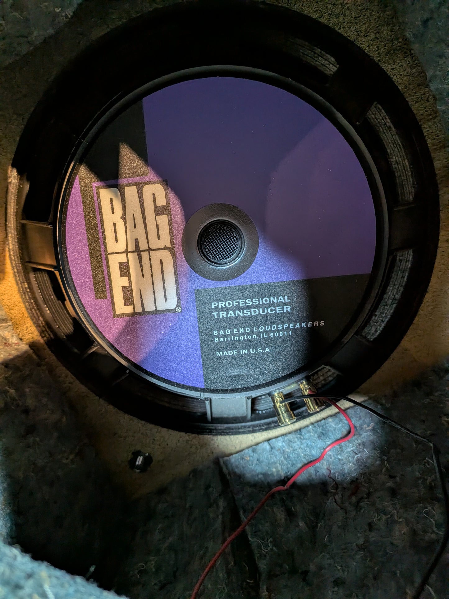 Bag End S15-D 15" 8ohm Bass Speaker Cabinet w/Cover (Used)