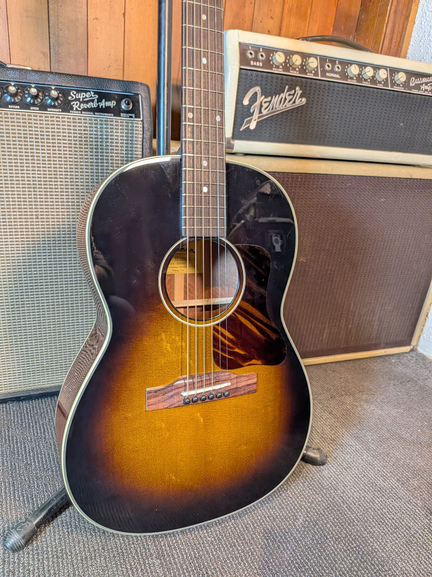 Eastman E6-LGSS-TC Slope Shoulder Thermo-Cure Acoustic Guitar w/Case - Sunburst (Serial #M2439321)