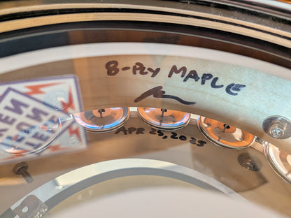 Odyssey Drums 10"x5.5" 8-Ply Maple Snare w/Jingles - Arctic Burst