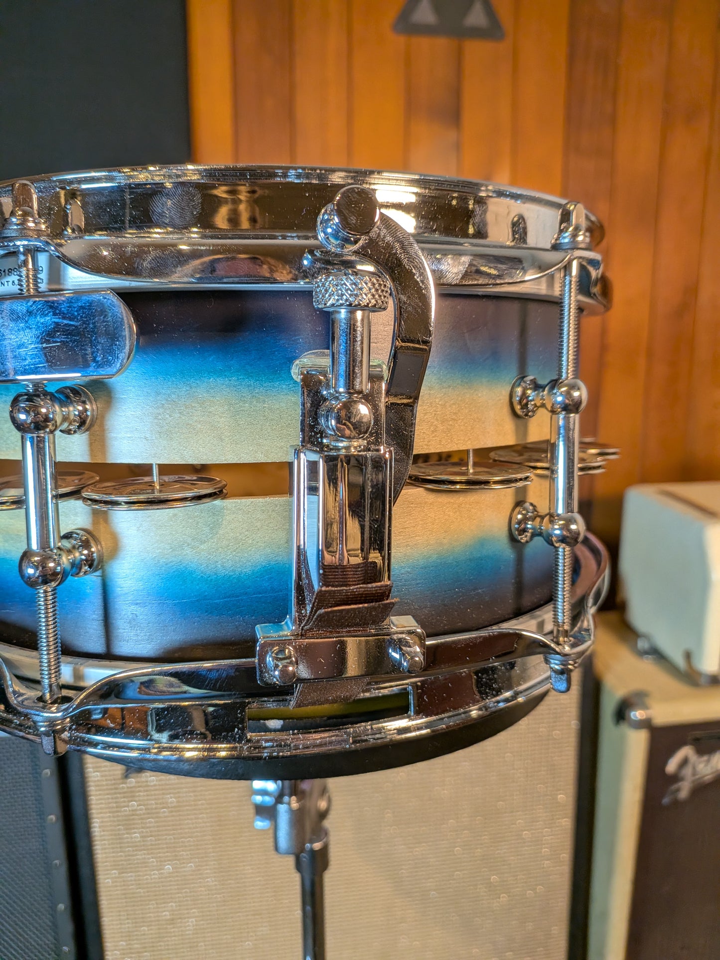 Odyssey Drums 10"x5.5" 8-Ply Maple Snare w/Jingles - Arctic Burst
