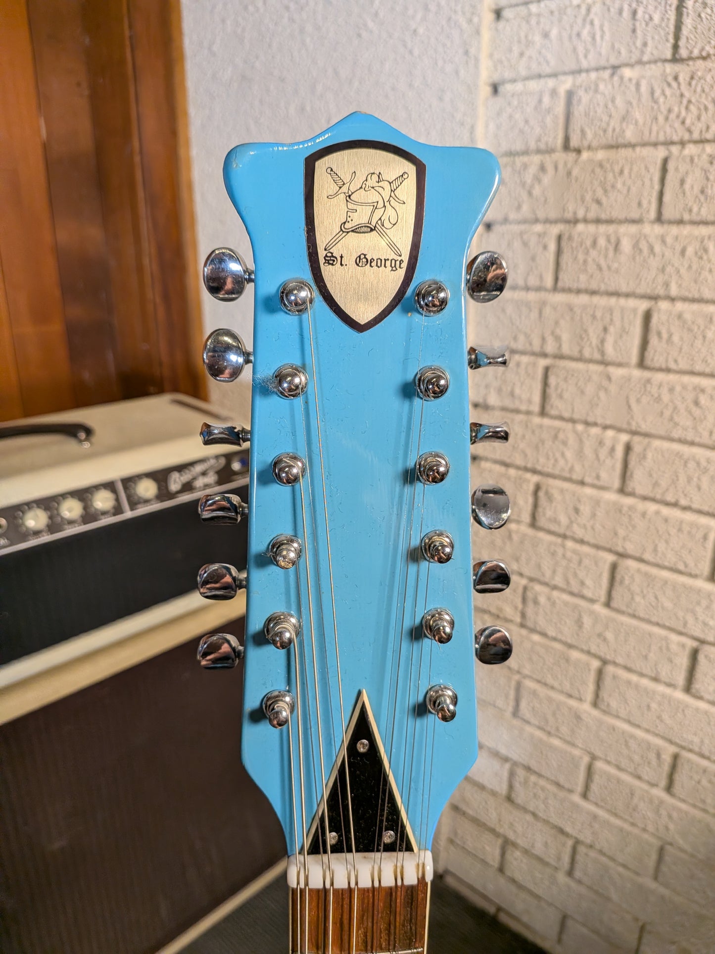 St. George MP-2 12-String Electric Guitar w/Gig Bag (Early 1960's)